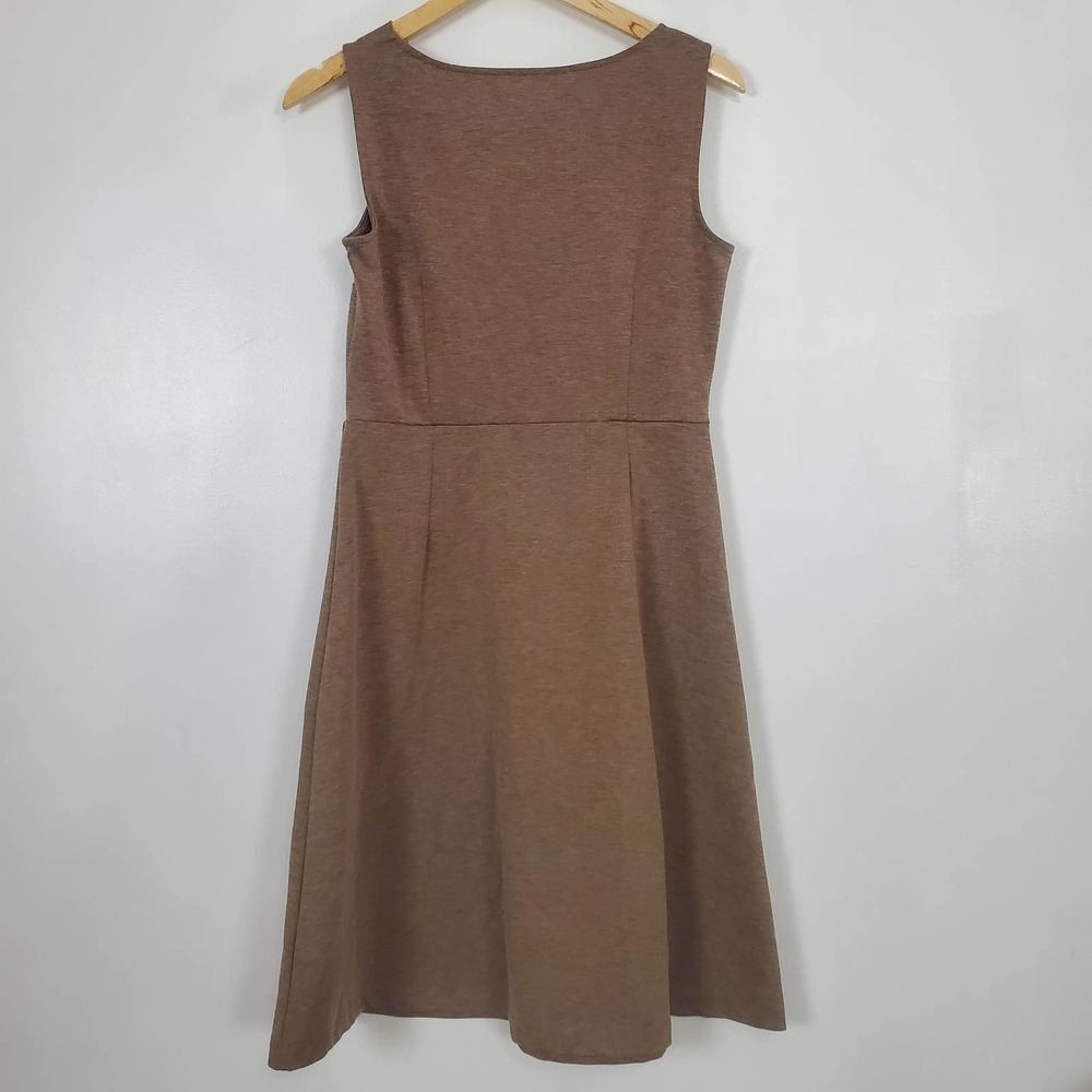 Lands End brown sleeveless dress XS - Picture 2 of 3